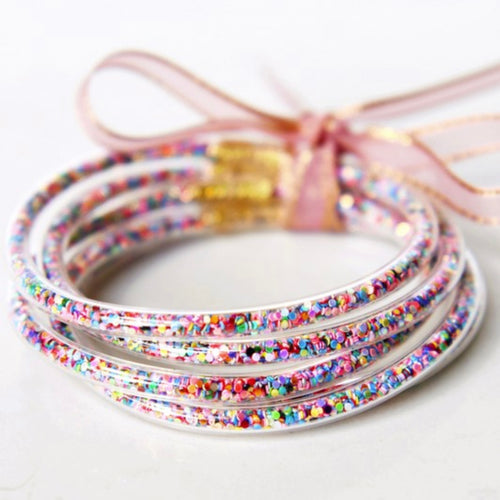 Confetti Sequin Tube Bracelets